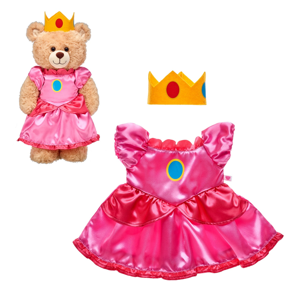 Disfraz Princesa Mario Bros Build-A-Bear Categoría: Disfraz Tipo producto: Doll Accessories